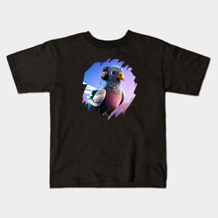 Pierre the Pigeon-Hawk Kids T-Shirt